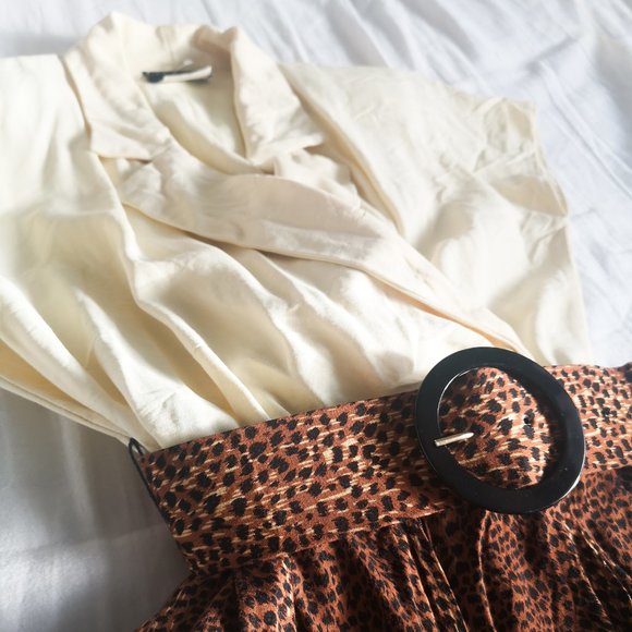 Authentic Vintage Algo Romper Playsuit Leopard - Picture 2 of 3